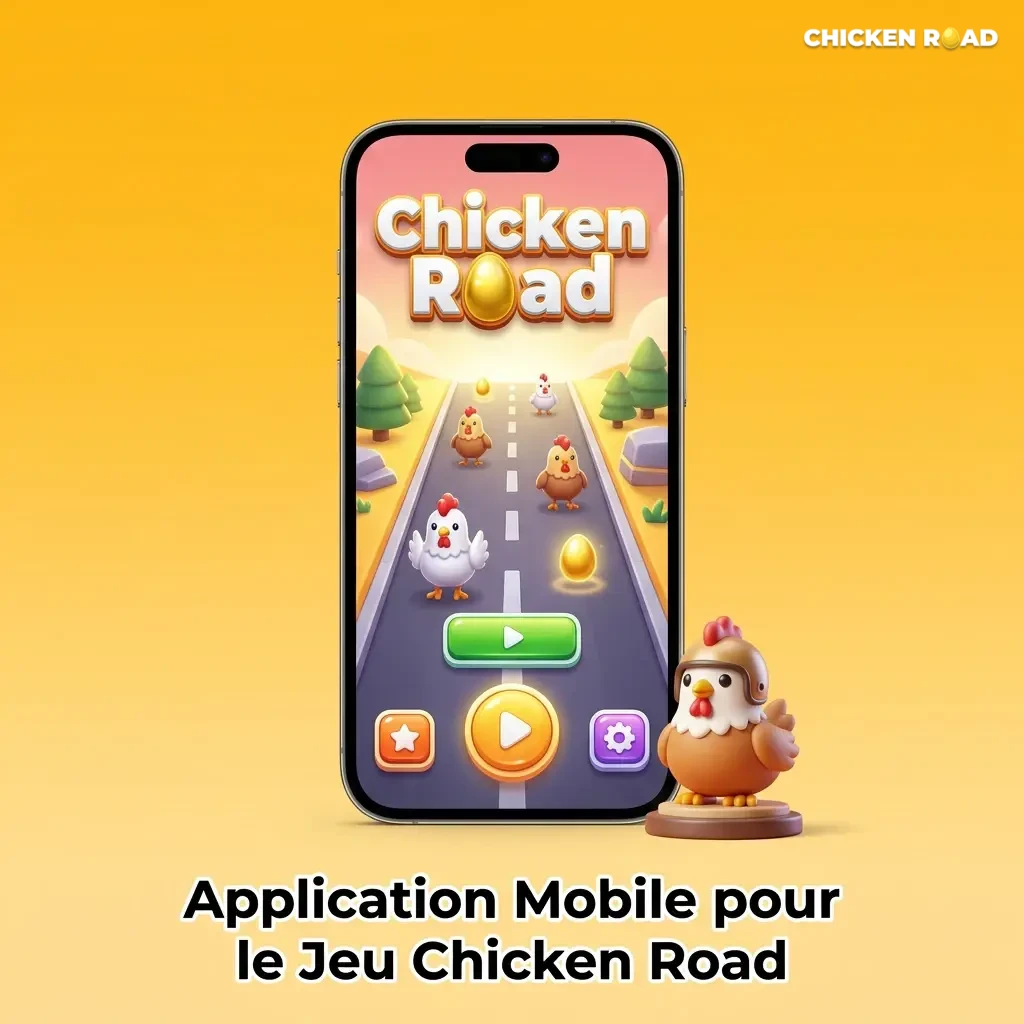 Application mobile casino Chicken Road sur smartphone et tablette iOS Android pour jouer facilement